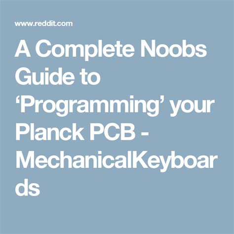 noobs guide to programming